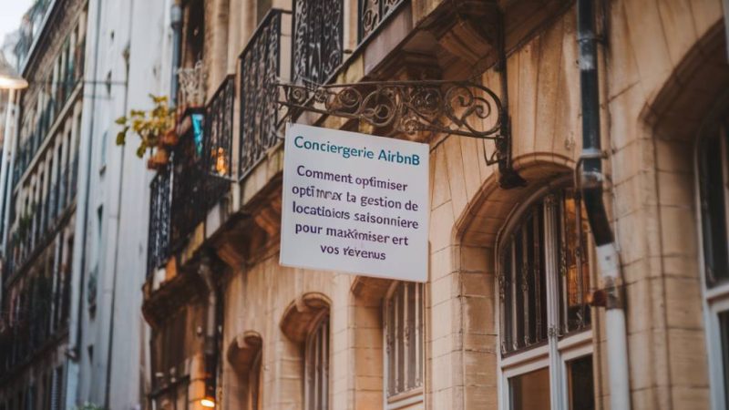 « Conciergerie Airbnb : Comment Optimiser la Gestion de Votre Location Saisonnière pour Maximiser vos Revenus »